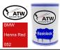 Preview: BMW, Henna Red, 052: 500ml Lackdose, von ATW Autoteile West.